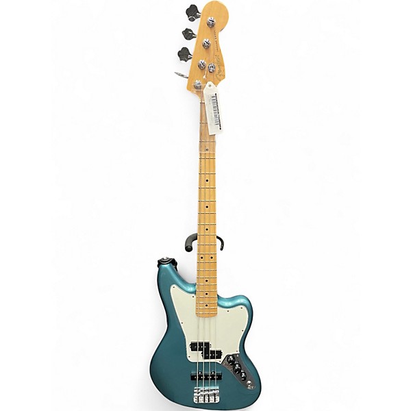 Used Fender Player Jaguar Bass Tidepool Electric Bass Guitar