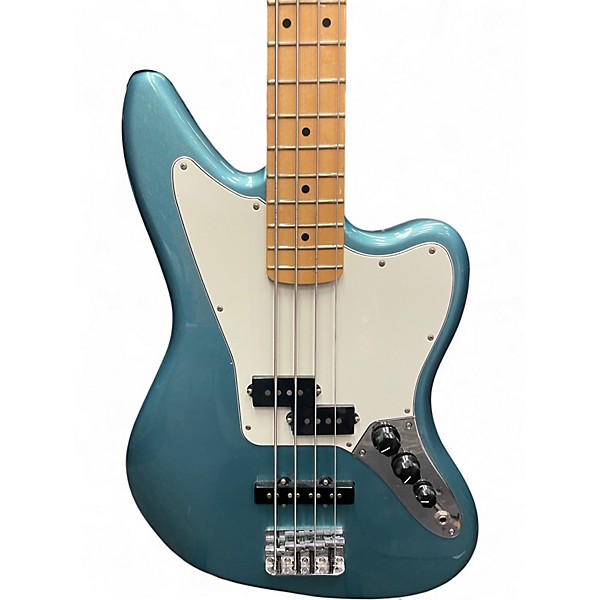 Used Fender Player Jaguar Bass Tidepool Electric Bass Guitar