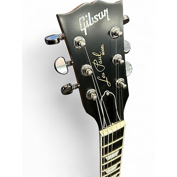 Used 2018 Gibson Les Paul Deluxe Player Plus Satin Ocean Blue Solid Body Electric Guitar