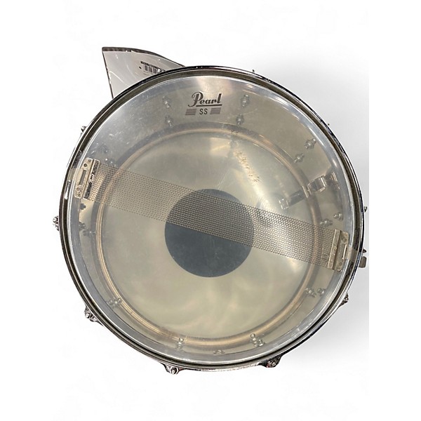 Used Pearl 14in STEEL SNARE Chrome Drum