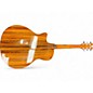 Used Dean EZEBRA Exotica Mini Jumbo Natural Acoustic Electric Guitar
