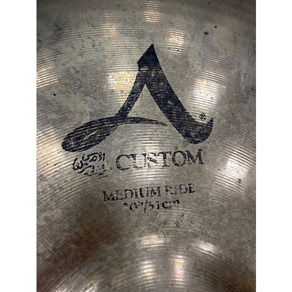 Used Zildjian 20in A Custom Ride Cymbal