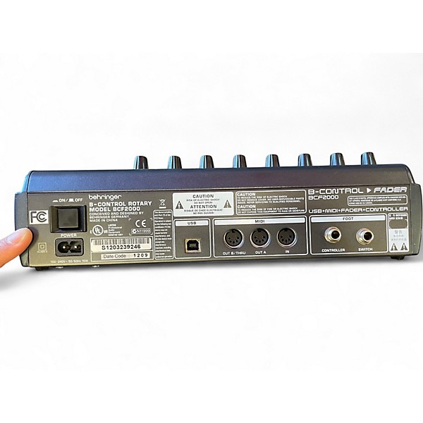 Used Behringer BCF2000 B-Control Fader Control Surface