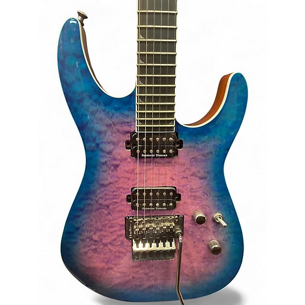 Used Jackson SL2Q Pro Series Soloist Purple Solid Body Electric Guitar
