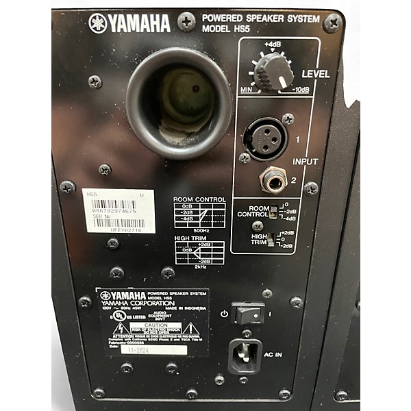 Used Yamaha HS5 Pair Powered Monitor