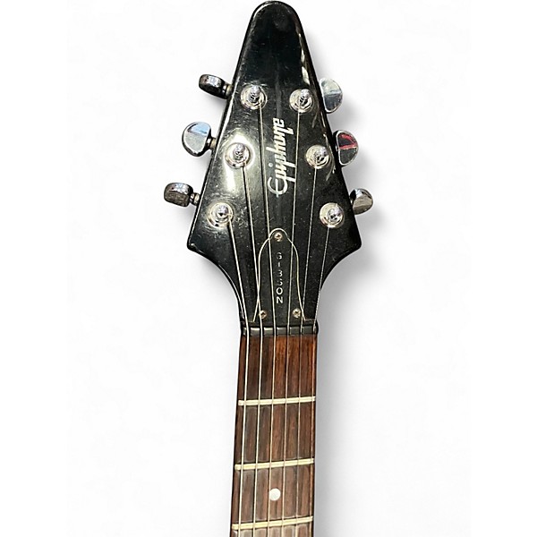 Used Epiphone 67 FLYING V Black Solid Body Electric Guitar