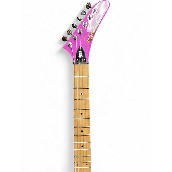 Used Kramer Baretta Special Neon Purple Solid Body Electric Guitar