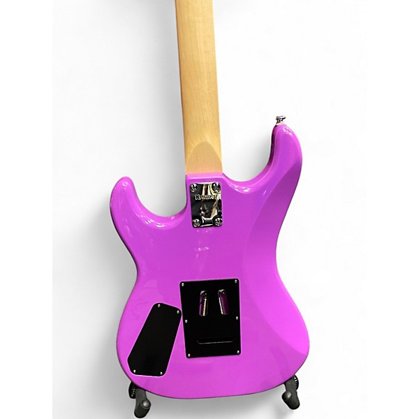 Used Kramer Baretta Special Neon Purple Solid Body Electric Guitar