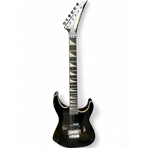 Used Jackson Pro Plus Pure Metal Soloist SL1A Gloss Black Solid Body Electric Guitar