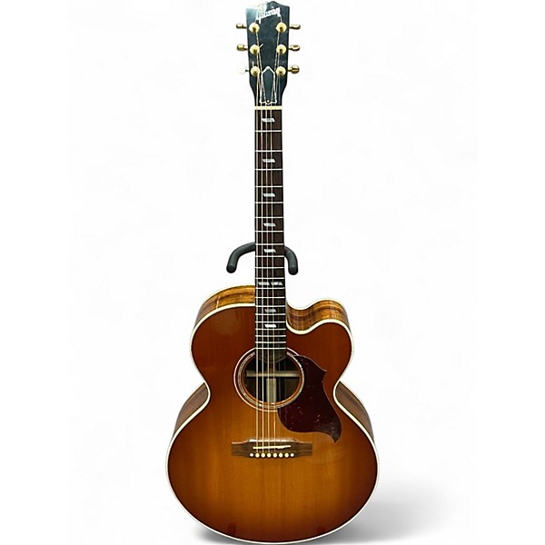 Used Gibson J185 Cherry Sunburst Acoustic Guitar