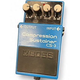 Used BOSS CS3 Compressor Sustainer Effect Pedal