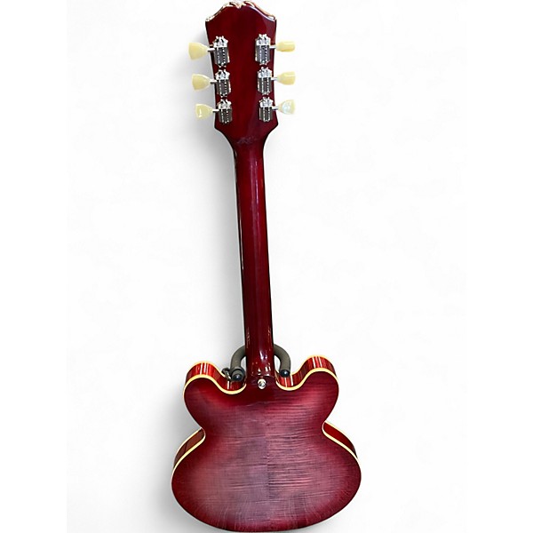 Used Epiphone ES335 Figured IG Trans Red Hollow Body Electric Guitar