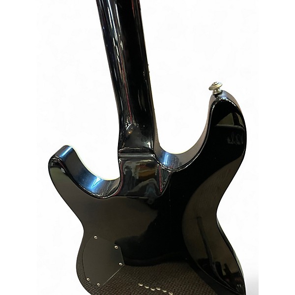 Used Schecter Guitar Research XXX Diamond Series Black Solid Body Electric Guitar