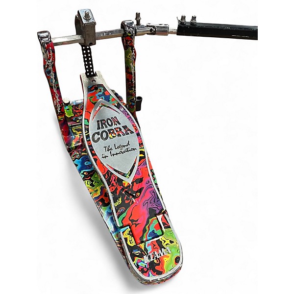 Used TAMA Limited-Edition 50th Anniversary Iron Cobra Power Glide Psyc Double Bass Drum Pedal