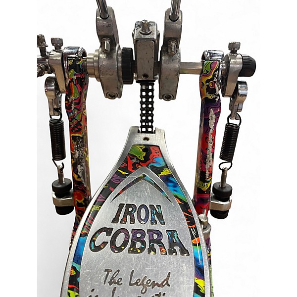 Used TAMA Limited-Edition 50th Anniversary Iron Cobra Power Glide Psyc Double Bass Drum Pedal