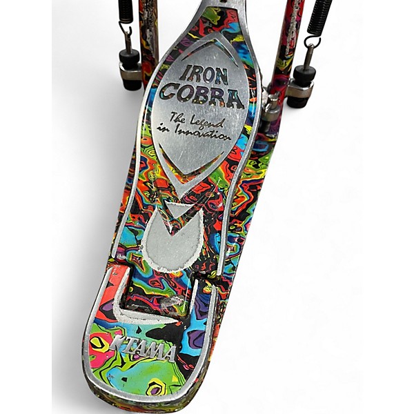Used TAMA Limited-Edition 50th Anniversary Iron Cobra Power Glide Psyc Double Bass Drum Pedal
