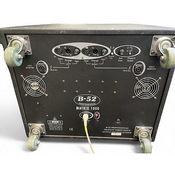 Used B-52 Matrix 1000 700W Sound Package