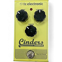 Used TC Electronic Cinders Overdrive Effect Pedal