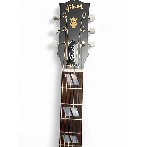 Used Gibson Country Western Natural Acoustic Electric Guitar