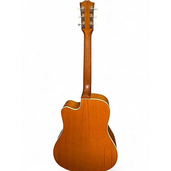 Used Gibson Country Western Natural Acoustic Electric Guitar