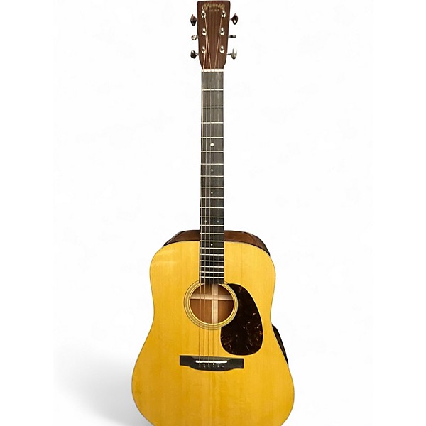 Used Martin D18 Natural Acoustic Guitar