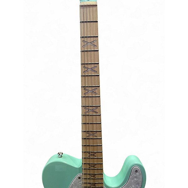 Used HardLuck Kings SOUTHERN BELLE Seafoam Green Solid Body Electric Guitar