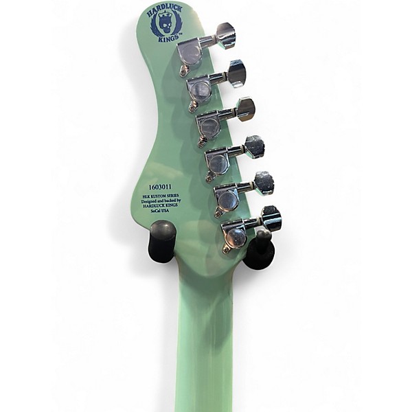 Used HardLuck Kings SOUTHERN BELLE Seafoam Green Solid Body Electric Guitar