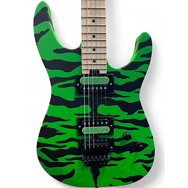 Used 2019 Charvel SATCHEL SIGNATURE GREEN BENGAL Solid Body Electric Guitar