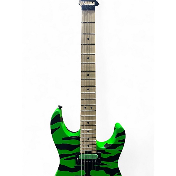 Used 2019 Charvel SATCHEL SIGNATURE GREEN BENGAL Solid Body Electric Guitar