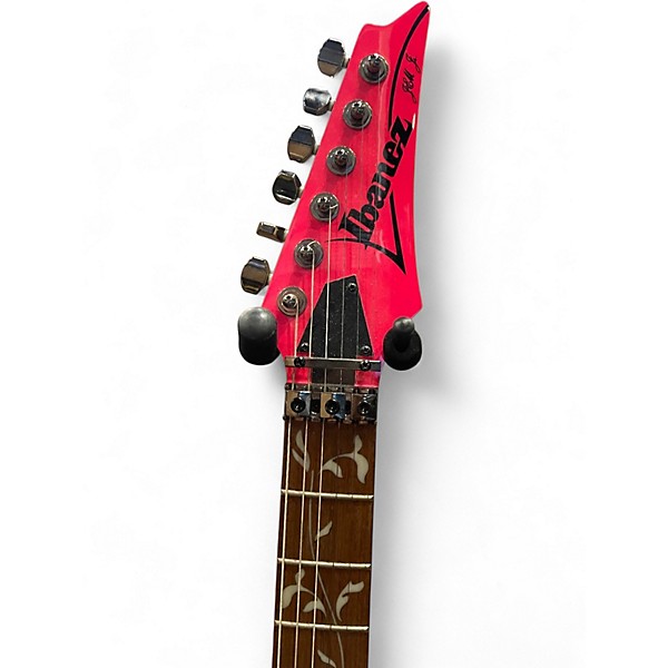 Used Ibanez JEMJR Pink Solid Body Electric Guitar