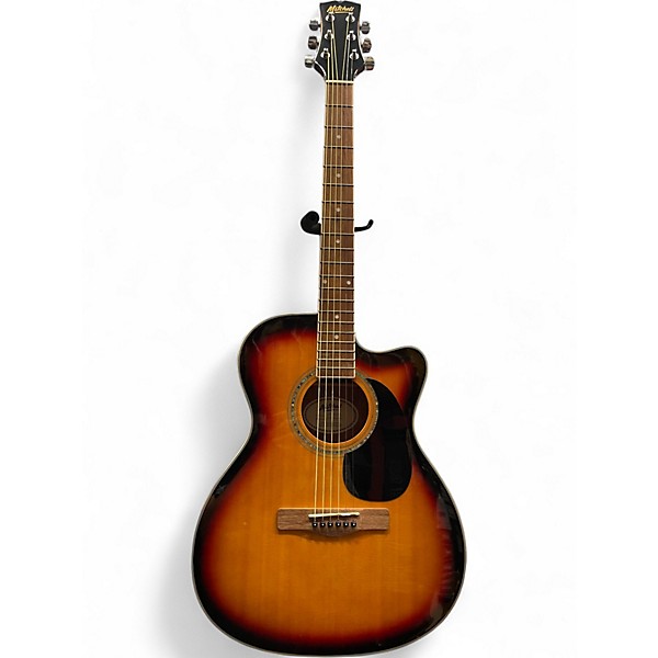 Used Mitchell O120 3 Color Sunburst Acoustic Electric Guitar