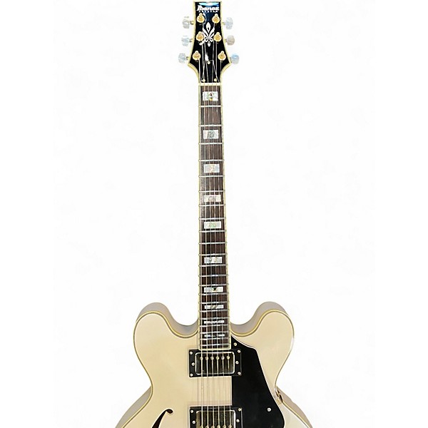 Used Ibanez AS120 White Hollow Body Electric Guitar