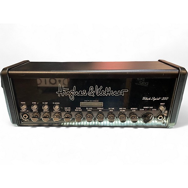 Used Hughes & Kettner black spirit 200 Solid State Guitar Amp Head