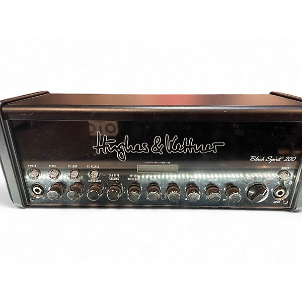 Used Hughes & Kettner black spirit 200 Solid State Guitar Amp Head