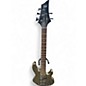 Used ESP LTD B55 5 String Aztec Gold Electric Bass Guitar