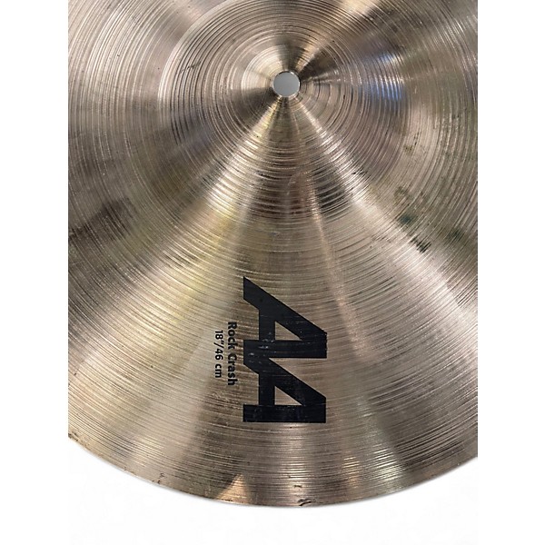 Used SABIAN 18in AA ROCK CRASH Cymbal