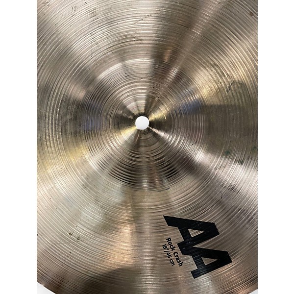 Used SABIAN 18in AA ROCK CRASH Cymbal