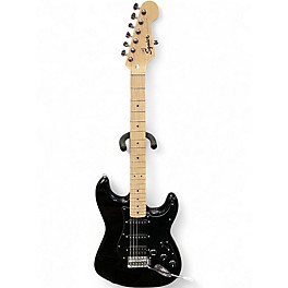Used Squier SONIC STRATOCASTER HSS Black Solid Body Electric Guitar