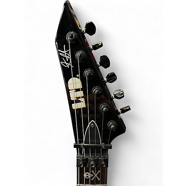 Used ESP LTD KH602 Kirk Hammett Signature Black Solid Body Electric Guitar