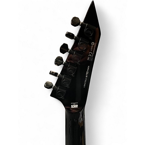 Used ESP LTD KH602 Kirk Hammett Signature Black Solid Body Electric Guitar