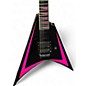 Used ESP Alexi-600SE LTD BLACK AND PINK Solid Body Electric Guitar