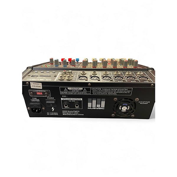 Used Musysic 6 Channel Stereo Mixer Unpowered Mixer