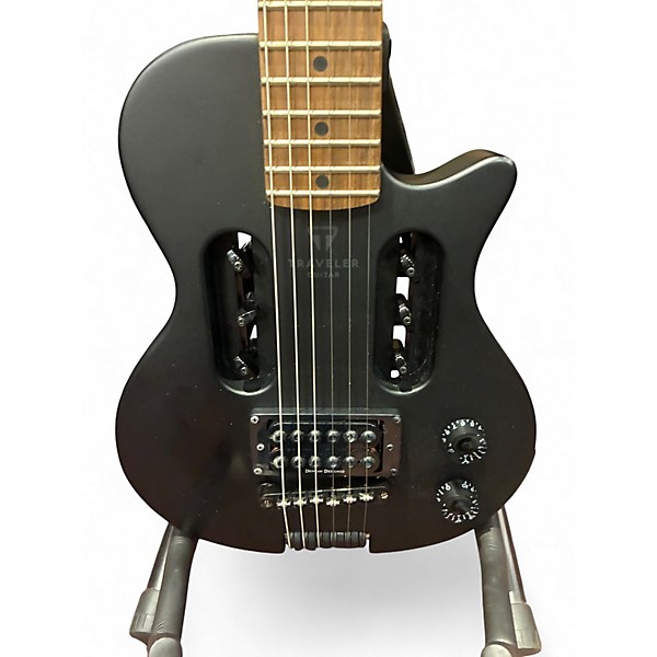 Used Traveler Guitar EG1 Custom Black Electric Guitar
