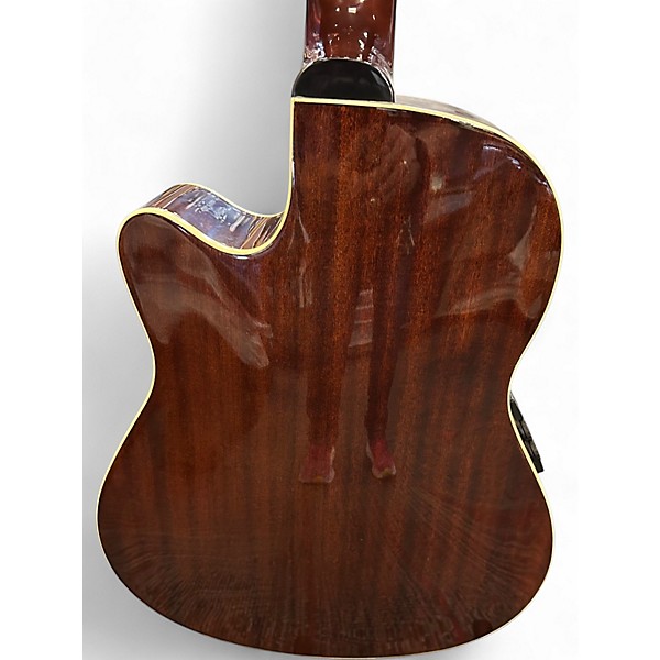 Used Ibanez aef1812 Natural 12 String Acoustic Electric Guitar