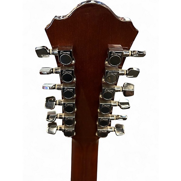 Used Ibanez aef1812 Natural 12 String Acoustic Electric Guitar