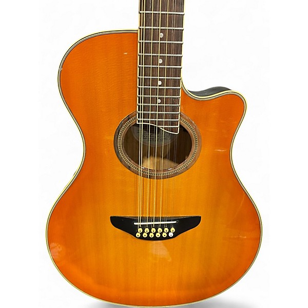 Used Yamaha APX 9 12 Natural 12 String Acoustic Electric Guitar