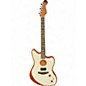 Used 2021 Fender American Acoustasonic Jazzmaster Arctic White Acoustic Electric Guitar thumbnail