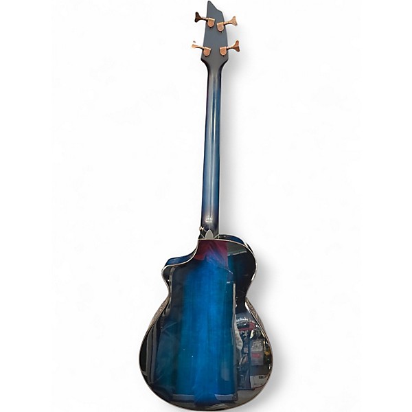Used Breedlove Pursuit EX S Concert Blue Burst Acoustic Bass Guitar