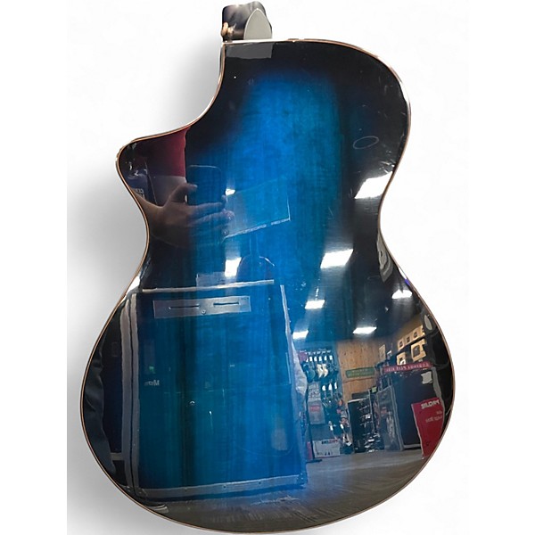 Used Breedlove Pursuit EX S Concert Blue Burst Acoustic Bass Guitar