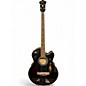 Used Ibanez AEB5E-BK Black Acoustic Bass Guitar thumbnail